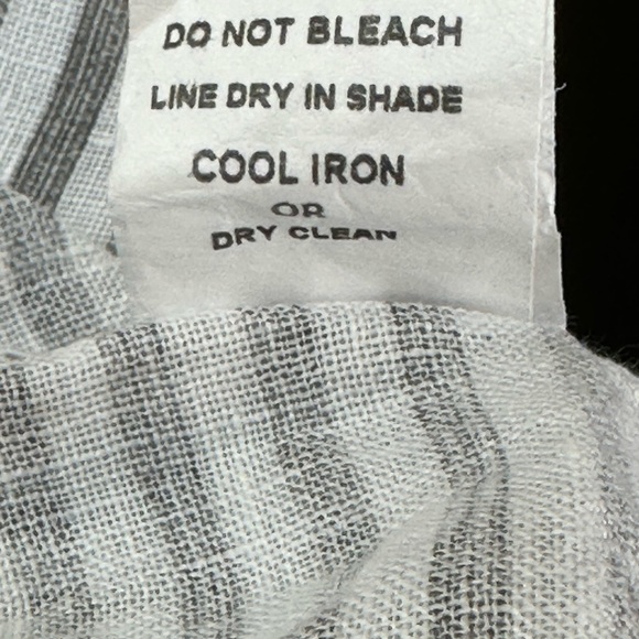 Francesca‎ Bettini Linen Striped Sleeveless Midi Dress L Pockets Lagenloo… - Picture 9 of 13